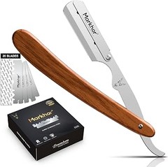 navajas de afeitar con mango de madera