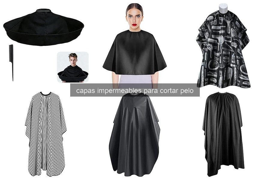 Beneficios de las capas impermeables para cortar pelo