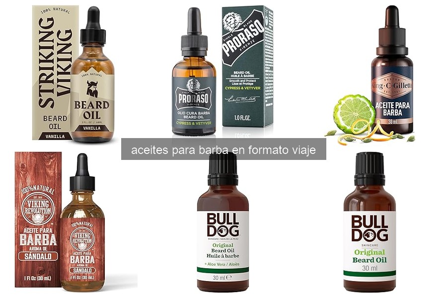 Beneficios de los aceites para barba en formato viaje