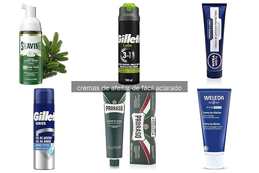 Beneficios de usar cremas de afeitar de fácil aclarado