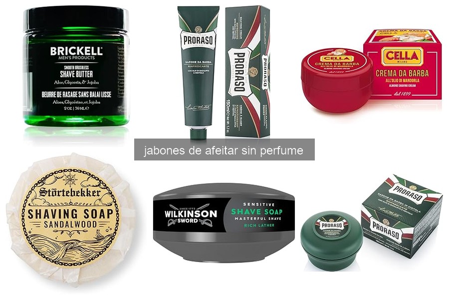 Beneficios de usar jabones de afeitar sin perfume