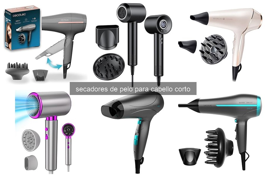 Características Clave de Secadores para Cabello Corto