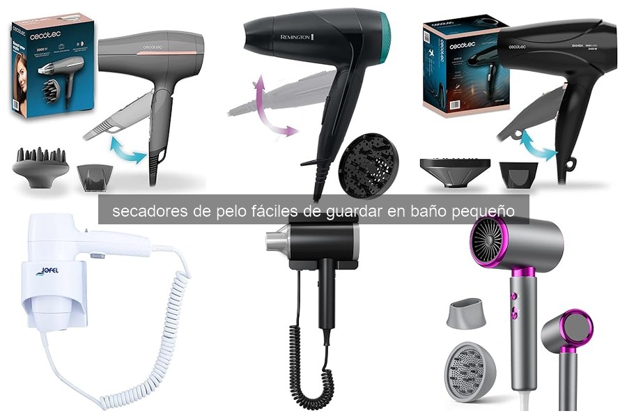 Características de un secador de pelo fácil de guardar