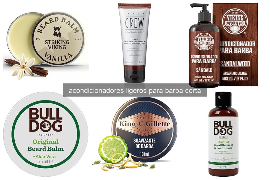Cómo aplicar acondicionador ligero en barba corta