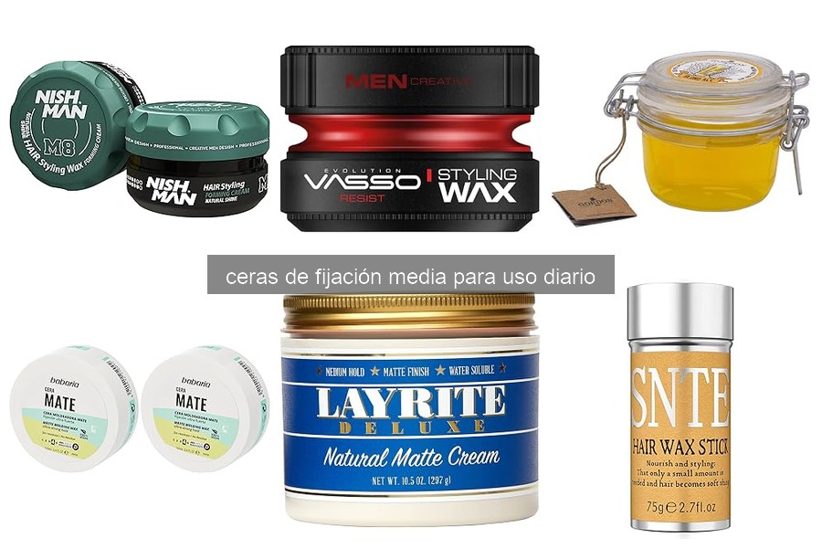 Cómo aplicar cera de fijación media para un peinado perfecto