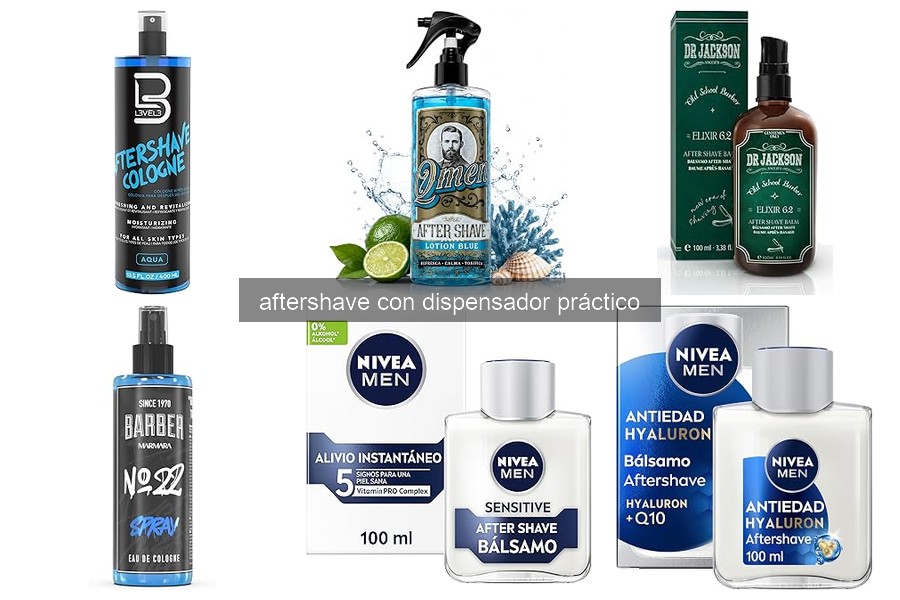 Cómo aplicar correctamente aftershave con dispensador práctico