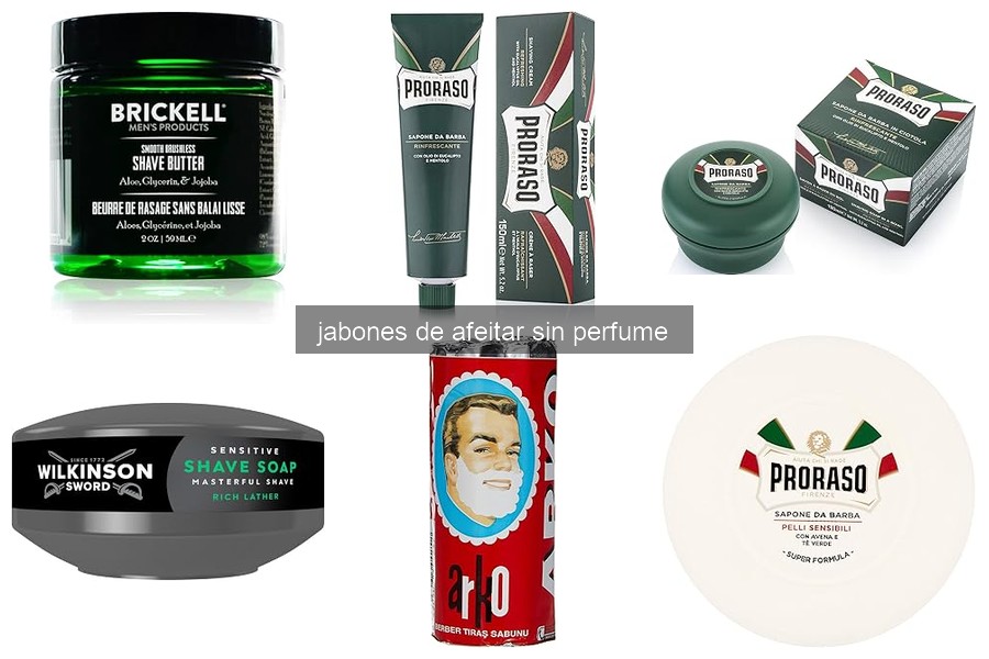 Cómo aplicar jabones de afeitar sin perfume correctamente
