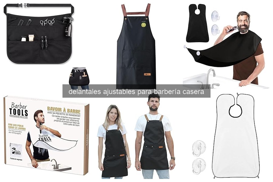 Cómo cuidar un delantal ajustable de barbería en casa