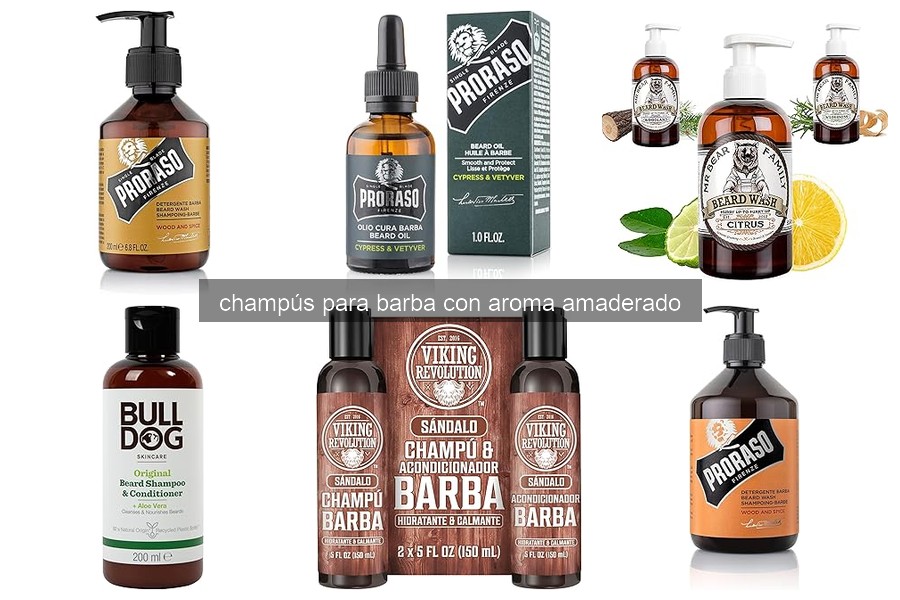 Cómo elegir el mejor champú para barba amaderado