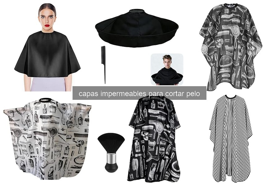 Cómo limpiar y mantener capas impermeables para cortar cabello