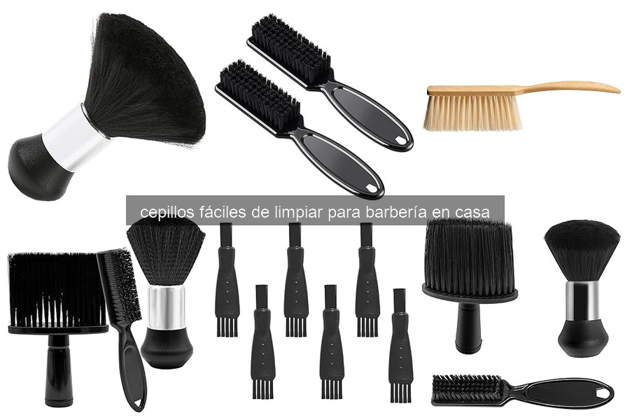 Cómo limpiar y mantener tu cepillo de barbería en casa