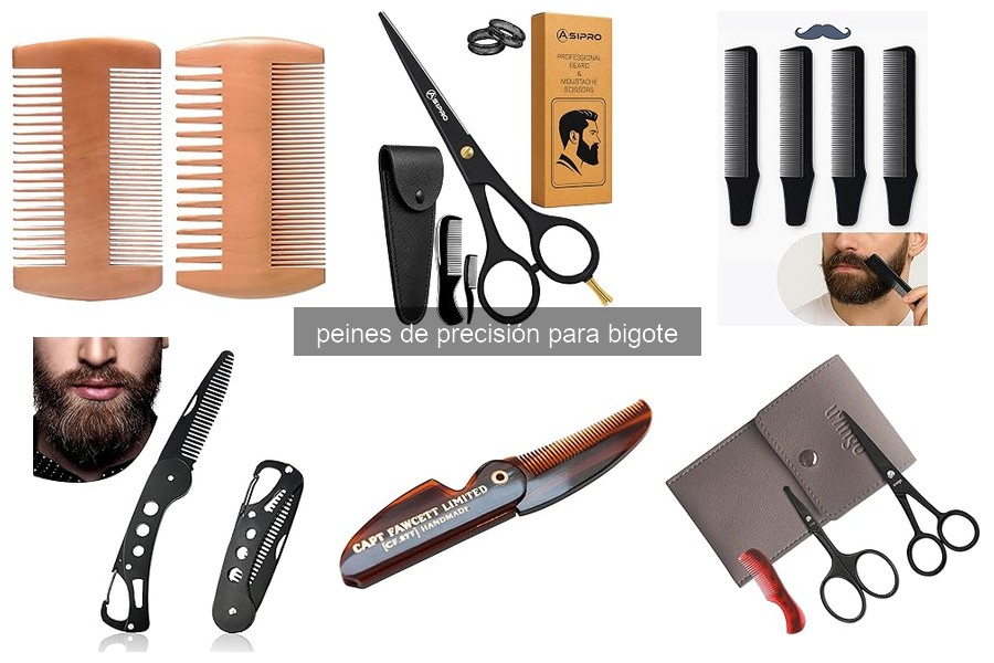 Cómo limpiar y mantener tu peine de precisión para bigote