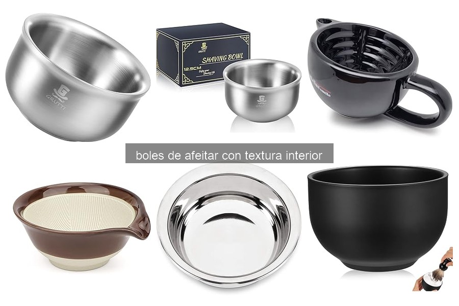 Cómo mantener y limpiar tu bol de afeitar con textura interior