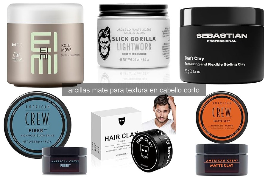 Cómo usar arcilla mate para textura en cabello corto