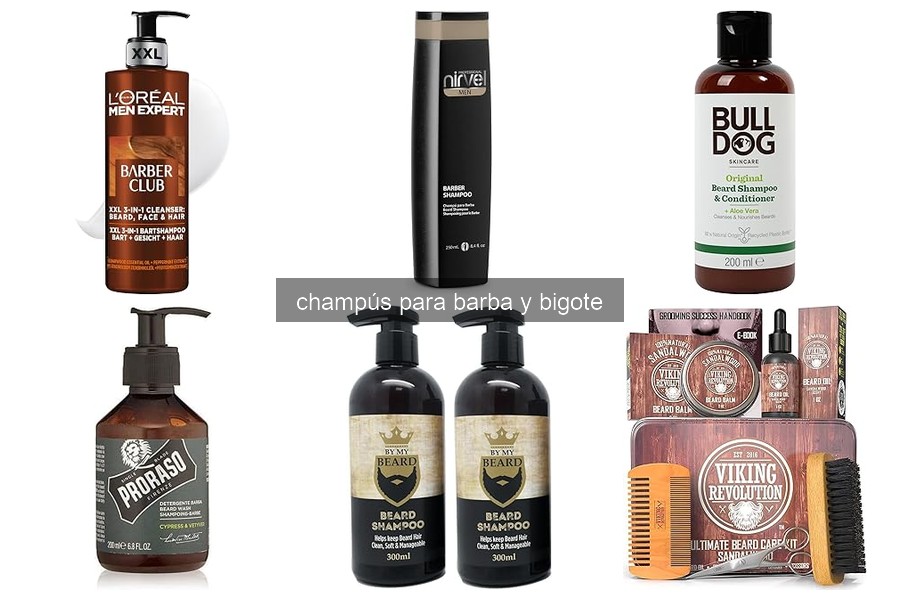 Cómo usar champús para barba y bigote de forma efectiva