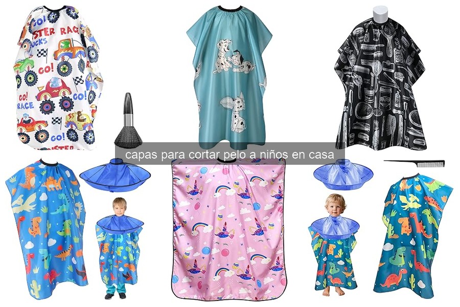 Cómo usar correctamente la capa para cortar pelo a niños en casa