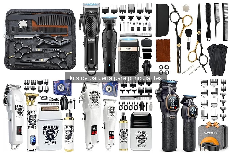 Cómo usar herramientas de un kit de barbería para principiantes