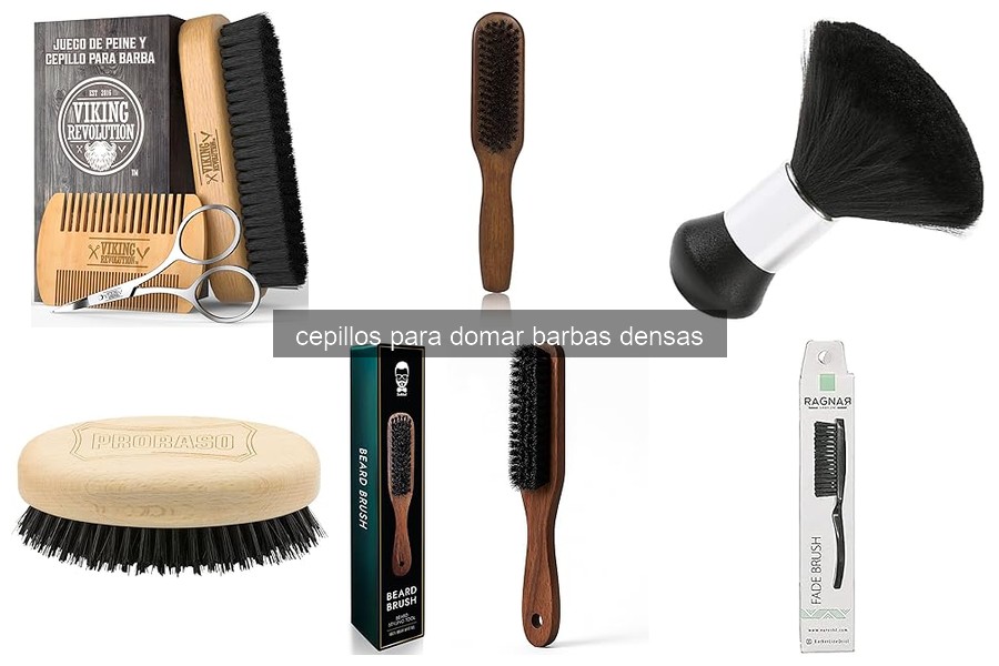 Cómo usar un cepillo para domar barbas densas: Guía práctica