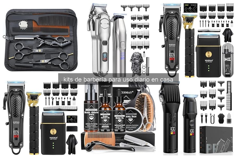Cómo usar un kit de barbería en casa: guía práctica