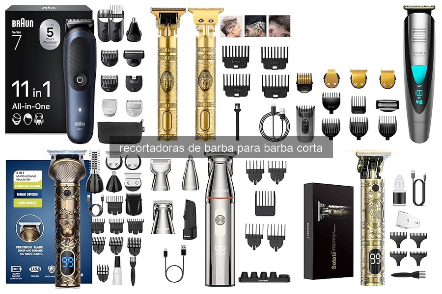 Cómo usar una recortadora de barba en barbas cortas