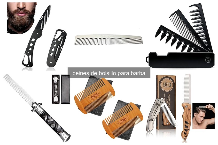 Cómo utilizar un peine de bolsillo para barba de forma efectiva