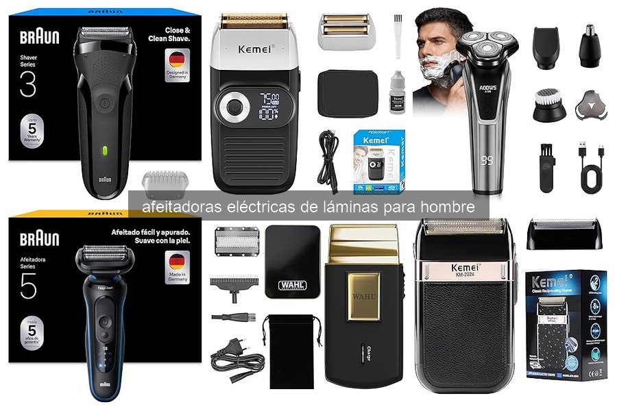 Comparativa: Afeitadoras Eléctricas de Láminas vs Cuchillas Tradicionales
