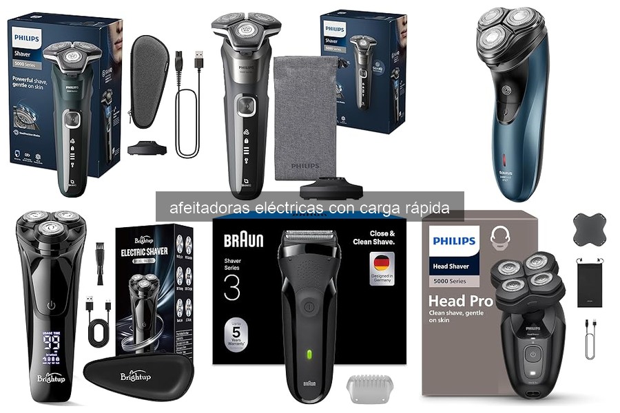 Comparativa de Afeitadoras Eléctricas con Carga Rápida 2026