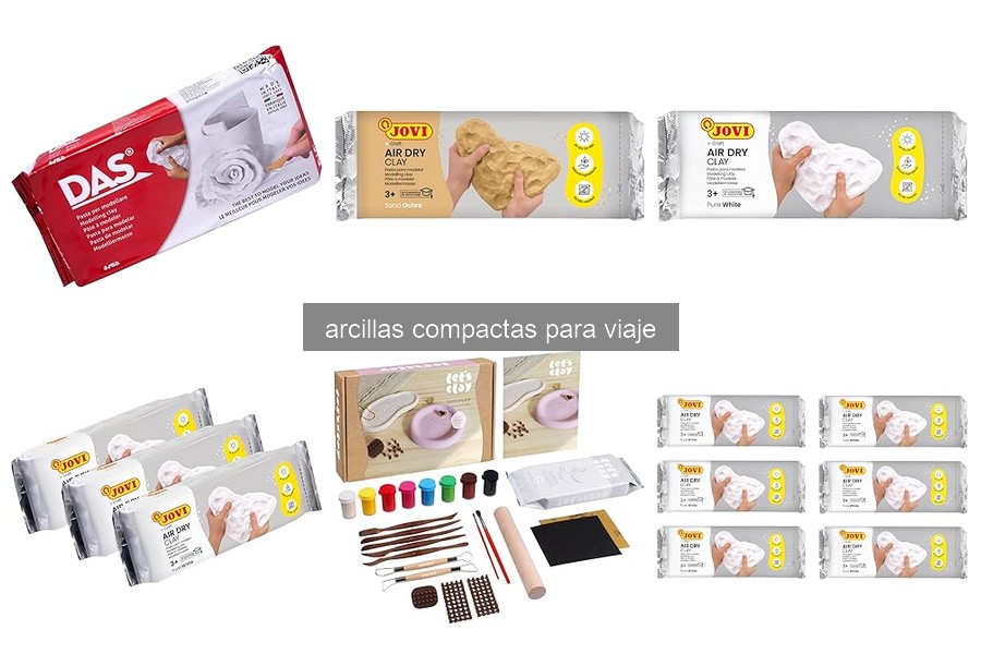 Comparativa de las mejores arcillas compactas para viaje