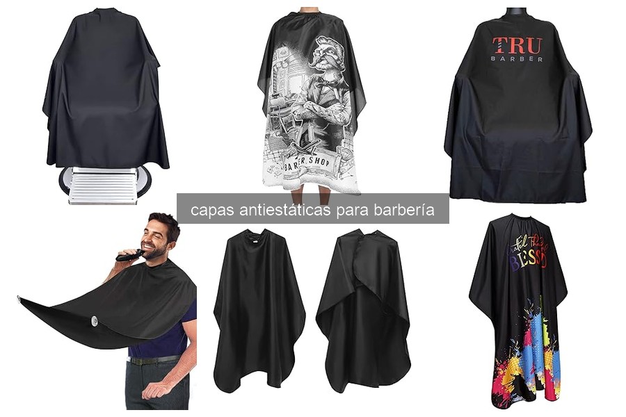 Comparativa de las mejores capas antiestáticas para barbería 2026