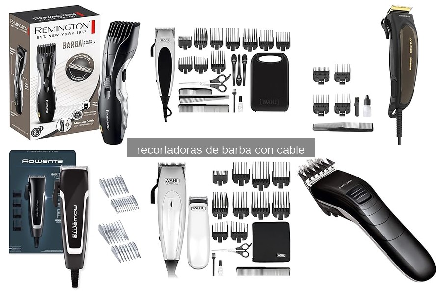 Comparativa de las mejores recortadoras de barba con cable 2023
