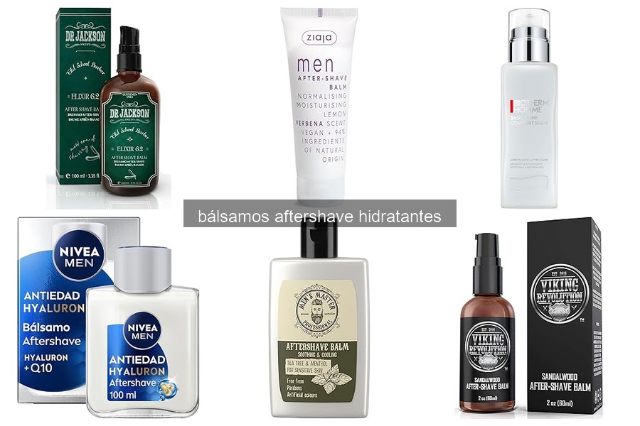 Comparativa de los Mejores Bálsamos Aftershave para Pieles Sensibles