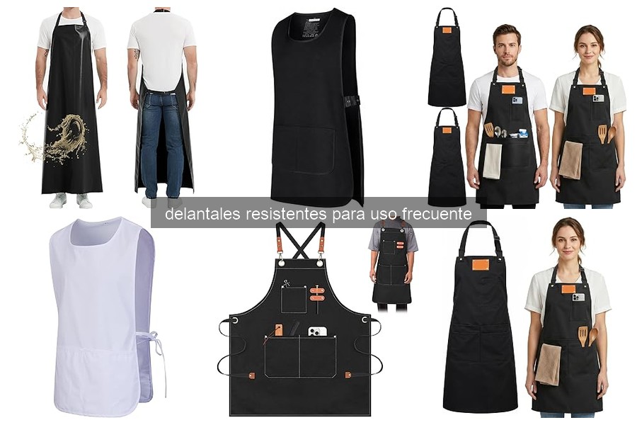 Comparativa de los mejores delantales resistentes para barberos