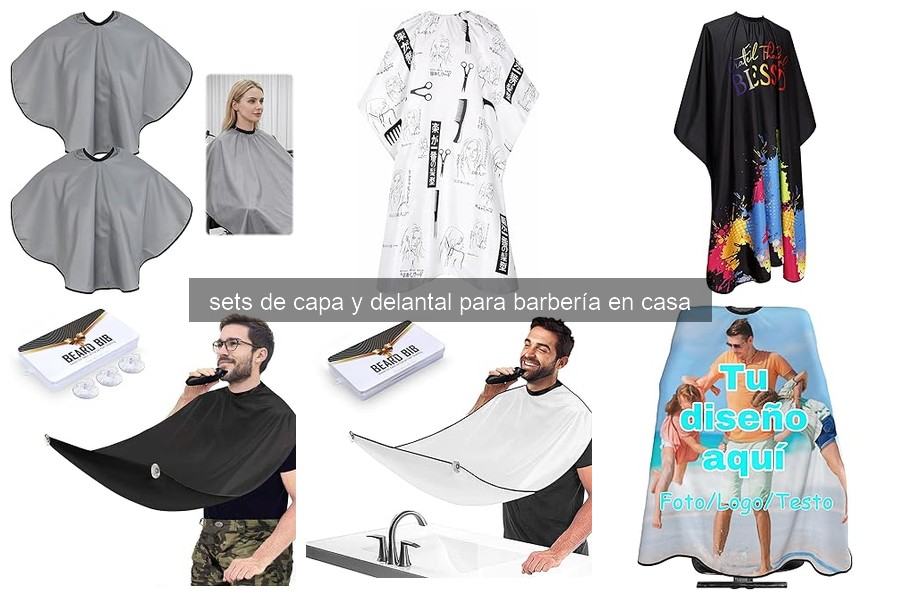 Comparativa de los Mejores Sets de Capa y Delantal para Barbería