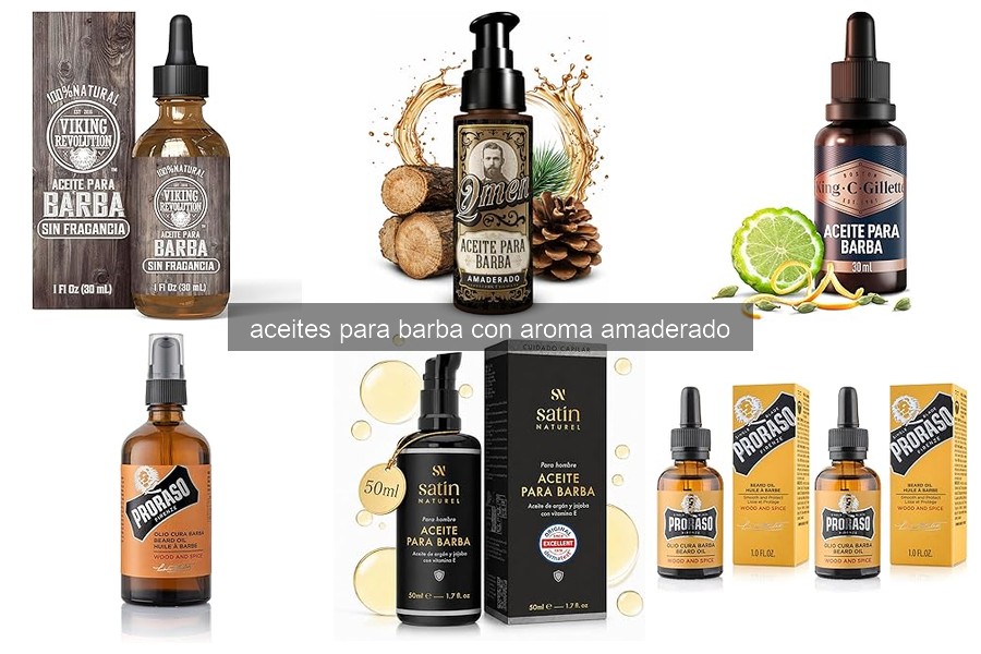 Comparativa de Mejores Aceites para Barba con Aroma Amaderado
