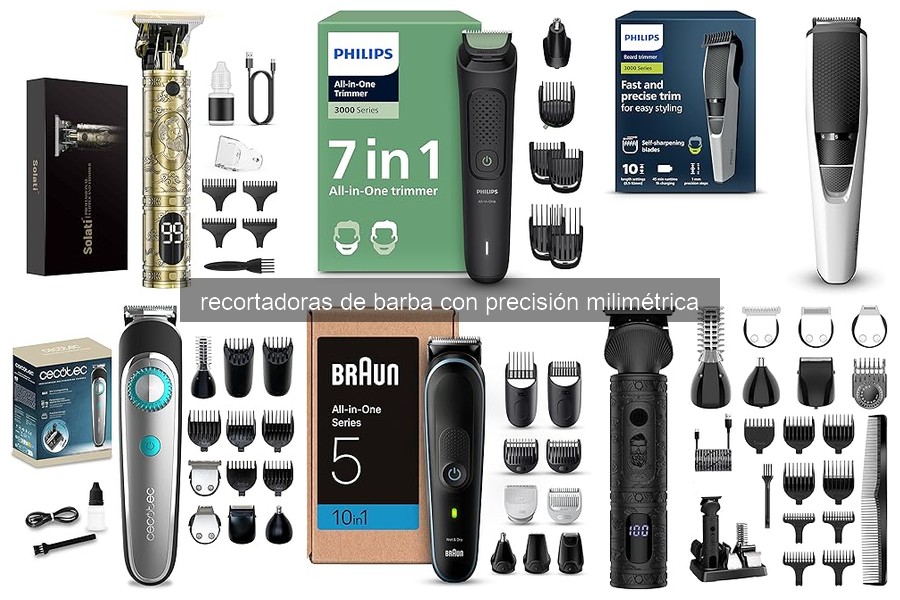 Comparativa de Recortadoras de Barba con Precisión Milimétrica