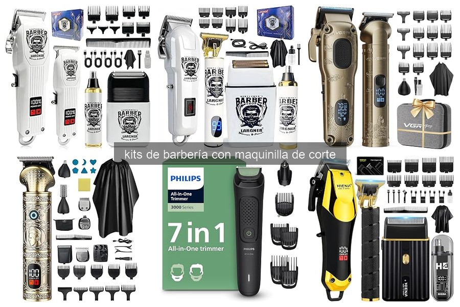 Consejos para mantener tu kit de barbería con maquinilla de corte