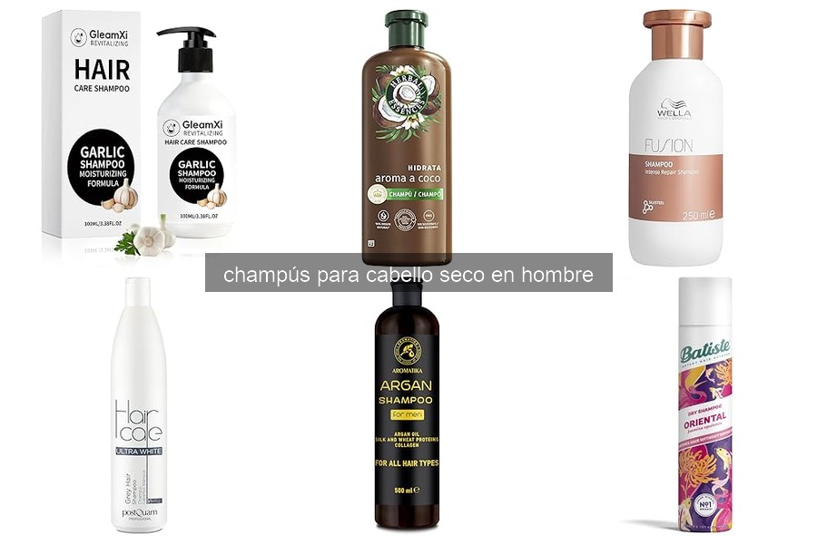 Consejos para usar champús en hombres con cabello seco