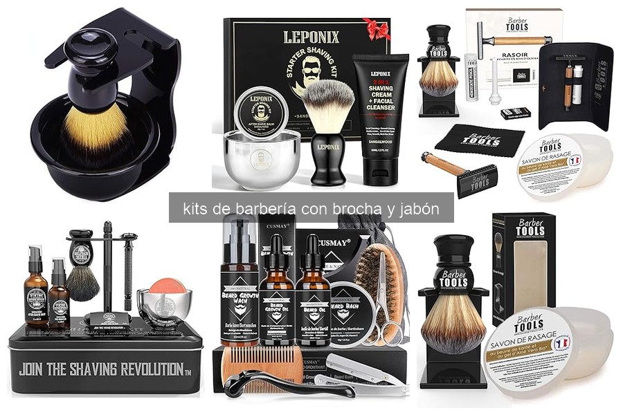 Consejos para usar un kit de barbería con brocha y jabón