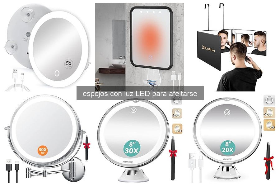 Errores comunes al usar espejos con luz LED para afeitarse