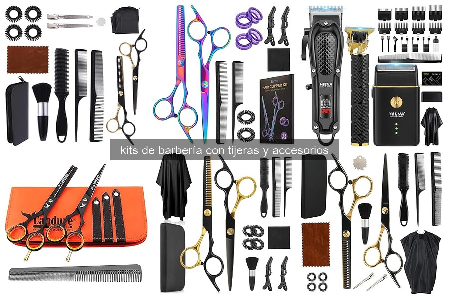 Errores comunes al usar kits de barbería con tijeras