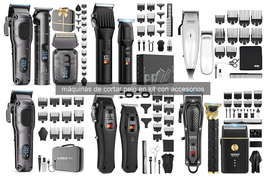 Errores comunes al usar máquinas de cortar pelo en kit