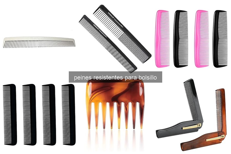 Errores comunes al usar peines resistentes para bolsillo