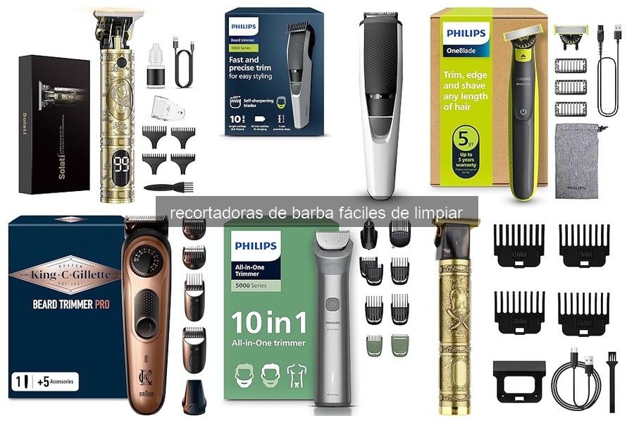 Errores comunes al usar recortadoras de barba y soluciones