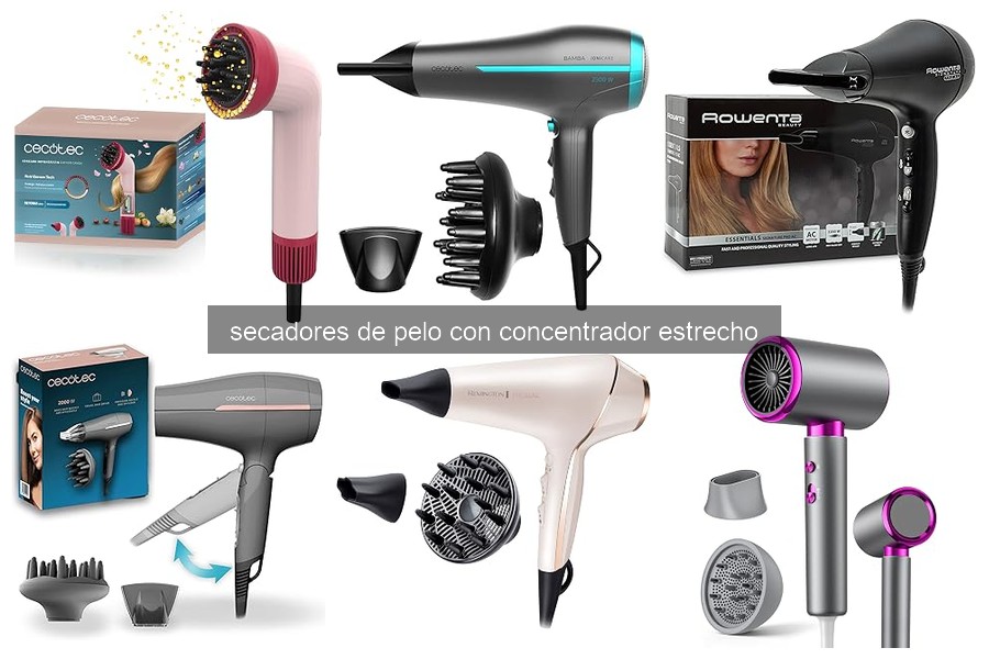 Errores comunes al usar secadores de pelo con concentrador estrecho