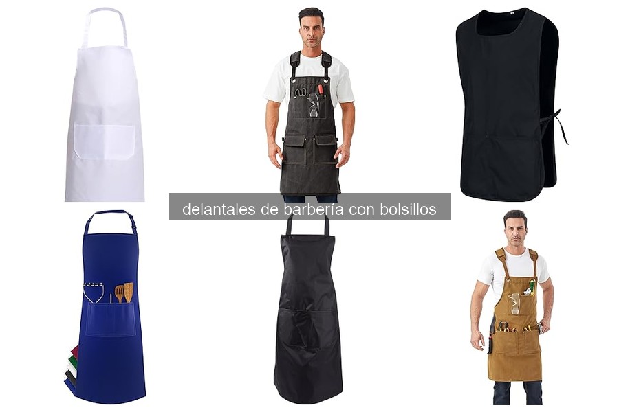 Guía para elegir el mejor delantal de barbería con bolsillos