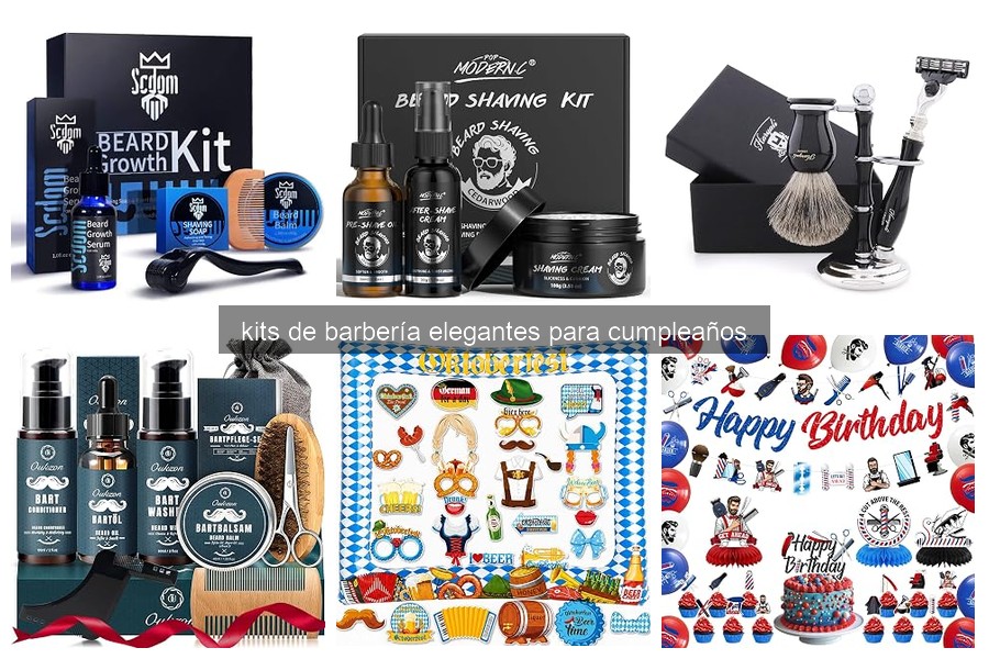 Guía para elegir el mejor kit de barbería para cumpleaños
