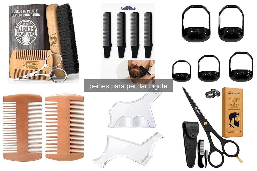Guía para elegir el mejor peine para perfilar bigote