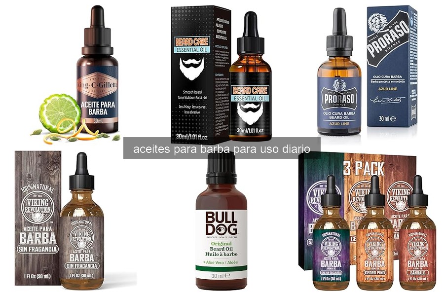 Los mejores aceites para barba: comparativa 2026