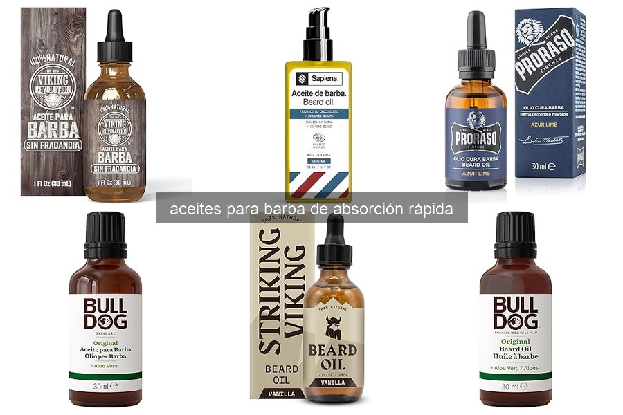 Mejores aceites para barba de absorción rápida para pieles sensibles
