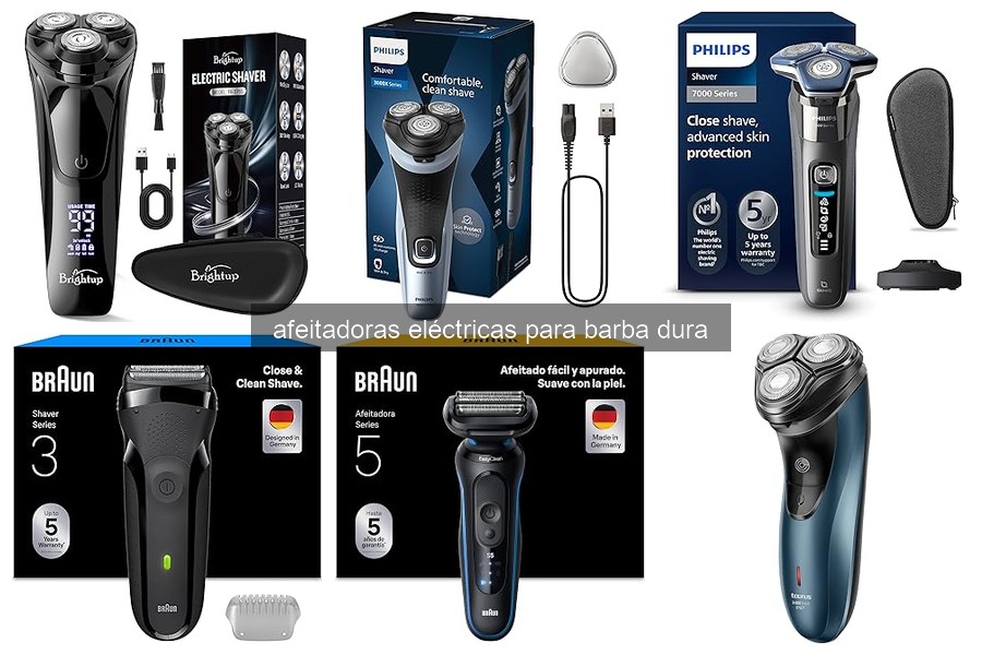Mejores afeitadoras eléctricas para barba dura en 2026